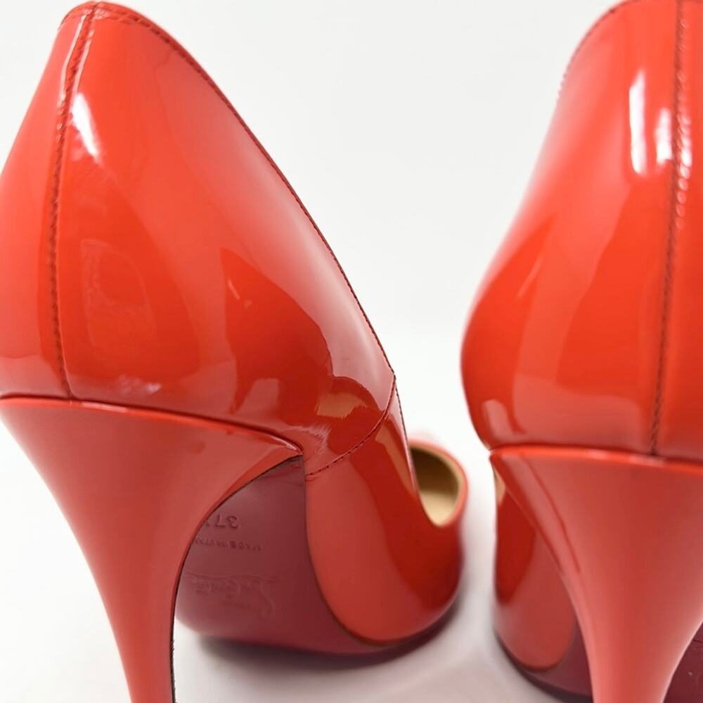 Christian Louboutin So Kate Orange Shoes Pumps 120MM Size 37.5 - Picture 6 of 10